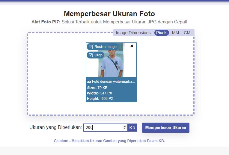 Cara Memperbesar Ukuran JPG Menjadi 200kb Online Tanpa Aplikasi Tambahan
