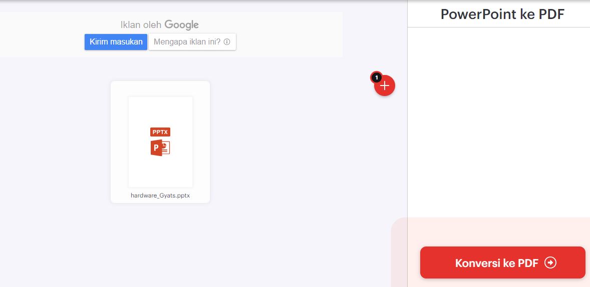 Cara Konversi PowerPoint ke PDF Online Tanpa Aplikasi