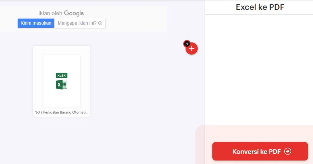 Cara Konversi Excel ke PDF Online Tanpa aplikasi - Neicy Techno