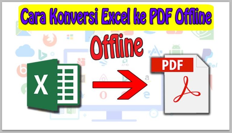Cara Konversi Excel ke PDF Offline