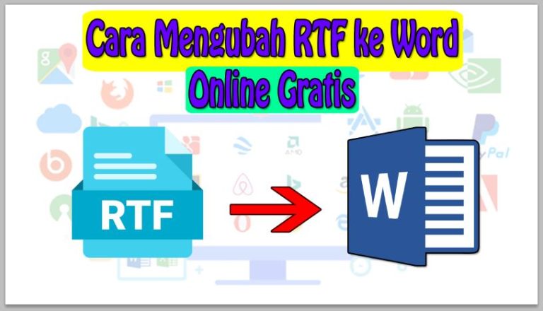 Cara Mengubah RTF ke Word Online Gratis