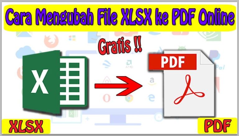Cara Mengubah File XLSX ke PDF Online