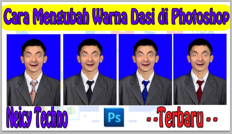 Cara Mengubah Warna Dasi di Photoshop