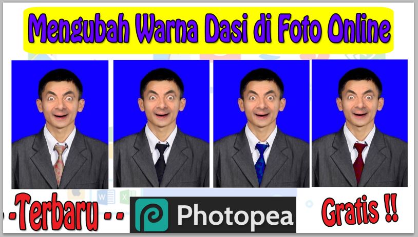[TERBARU] Cara Mengubah Warna Dasi di Foto Online Tanpa Aplikasi