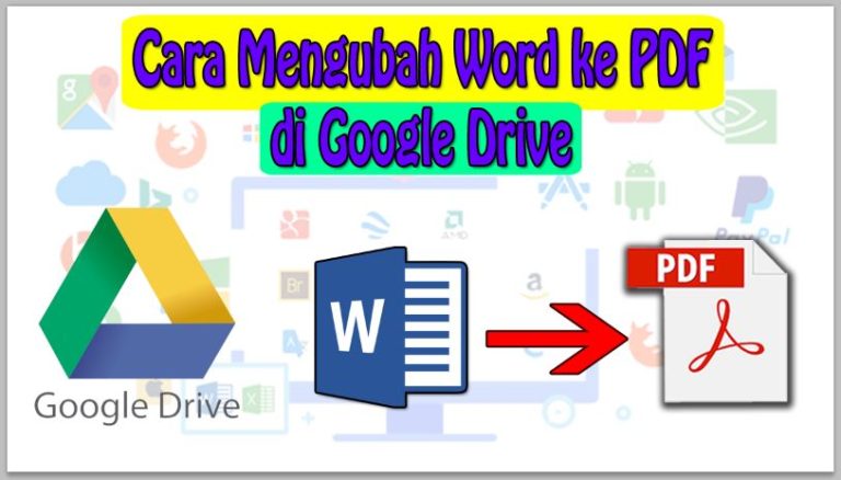 Cara Mengubah Word ke PDF di Google Drive