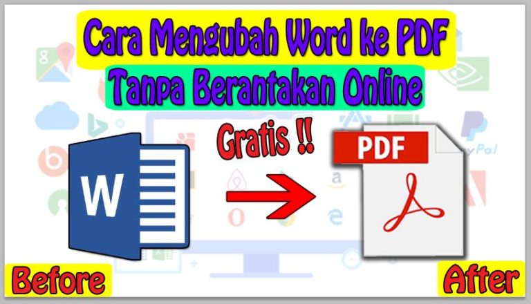 Cara Mengubah Word ke PDF Tanpa Berantakan Online