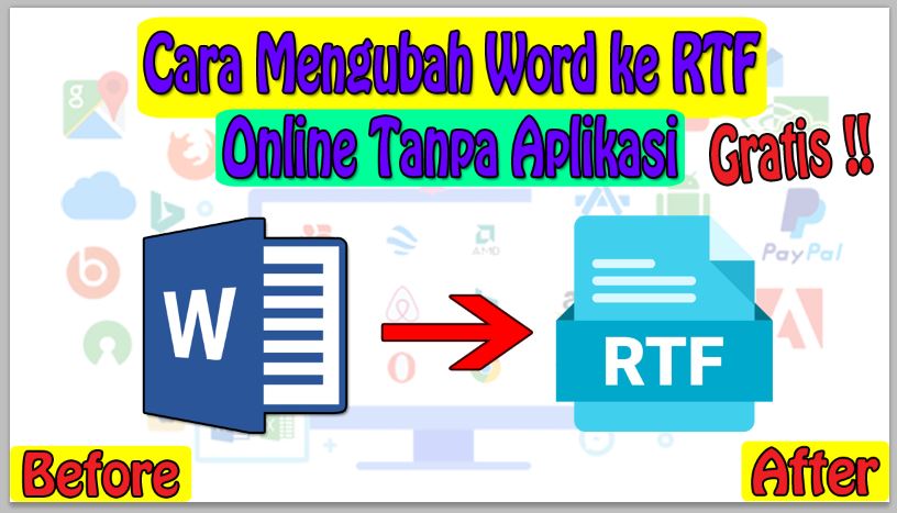 Cara Mengubah Word ke RTF Online Tanpa Aplikasi