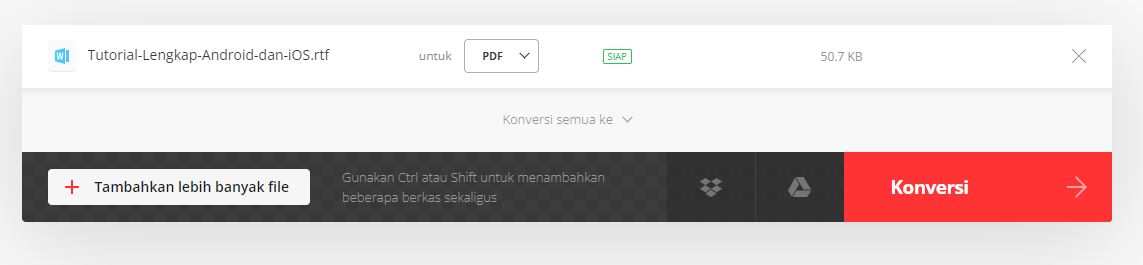 Cara Mengubah RTF ke PDF Online Tanpa Aplikasi