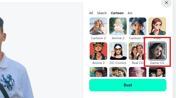 Mengubah Foto Menjadi Karakter Game Online Gratis