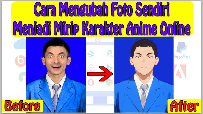 Cara Mengubah Foto Sendiri Menjadi Mirip Karakter Anime Online