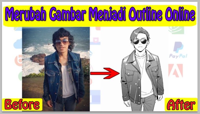Cara Merubah Gambar Menjadi Outline Online