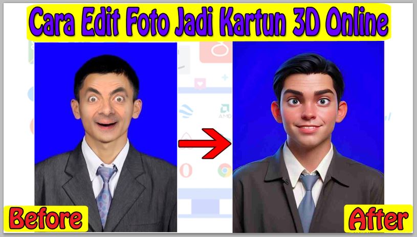 Cara Edit Foto Jadi Kartun 3D Online Tanpa Aplikasi